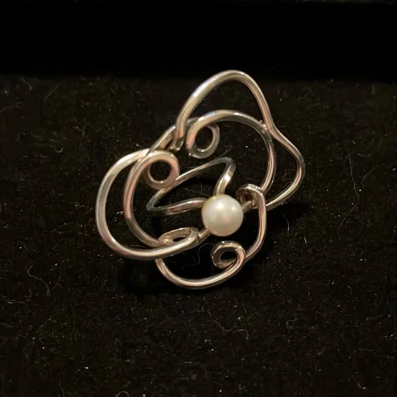 PERUVIAN ring with fresh water Pearl 🧿 - Picture 3 of 6